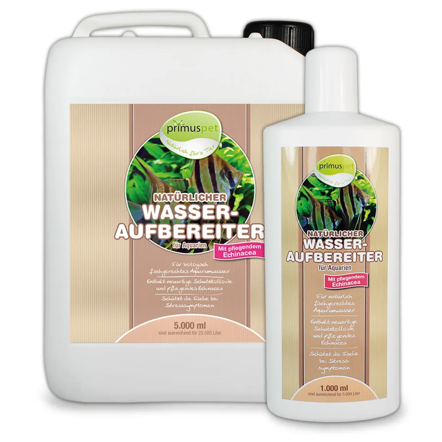 Natürlicher Wasseraufbereiter mit Echinacea für Ihr Aquarium